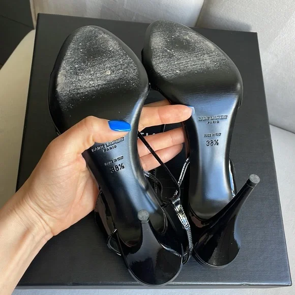 Saint Laurent heeled sandals - Picture 4 of 9